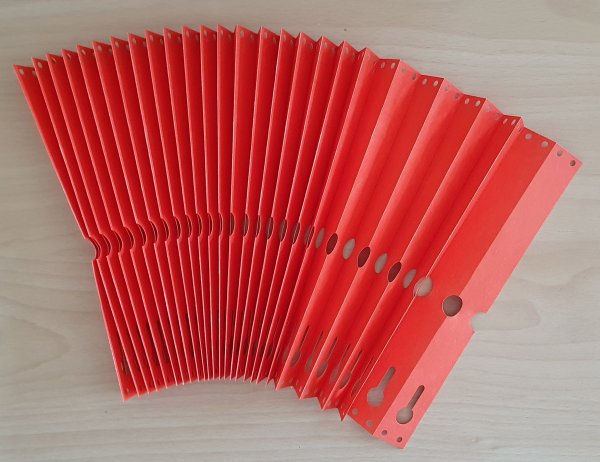Tyvek®-Schlaufen-Etiketten, orange (50 Stk.)
